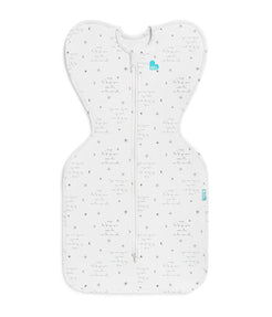 Swaddle Up™ 0.2 TOG Cotton White You Are My