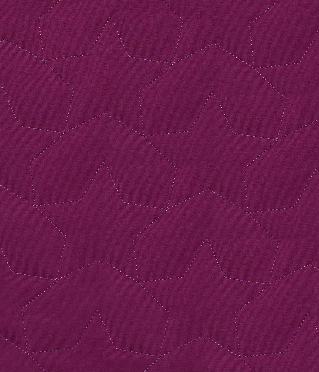 Swaddle Up™ 2.5 TOG Quilted Cotton Plum Starturn Quilted