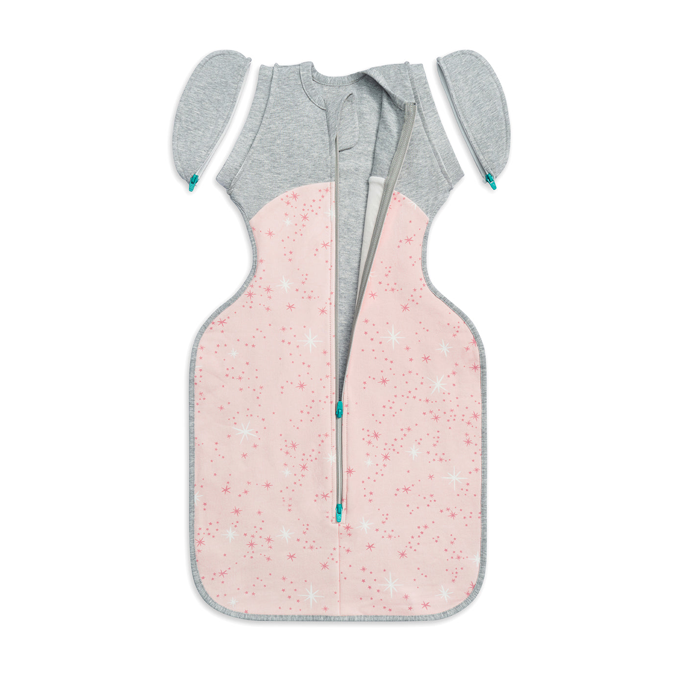 Swaddle Up™ Transition Bag 1.0 TOG (20-24°C) Rose North Star Cotton Fleece