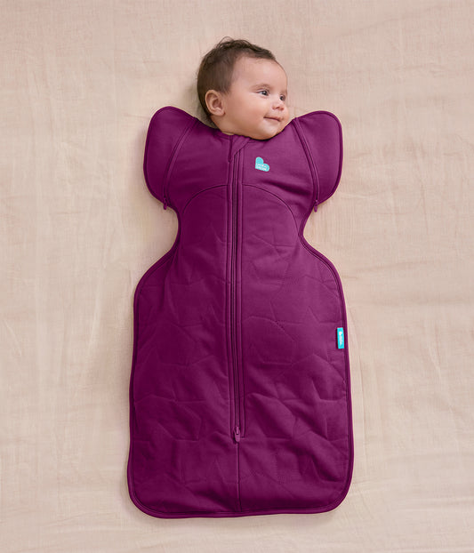 Swaddle Up™ 2-in-1 Transition Bag 2.5 TOG Quilted Cotton Plum Starturn Quilted