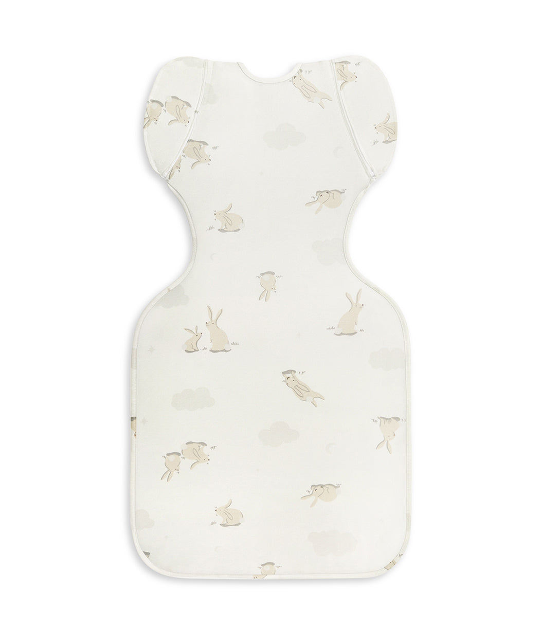 Swaddle Up™ 2-in-1 Transition Bag 1.0 TOG Cotton White Cloud Bunnies
