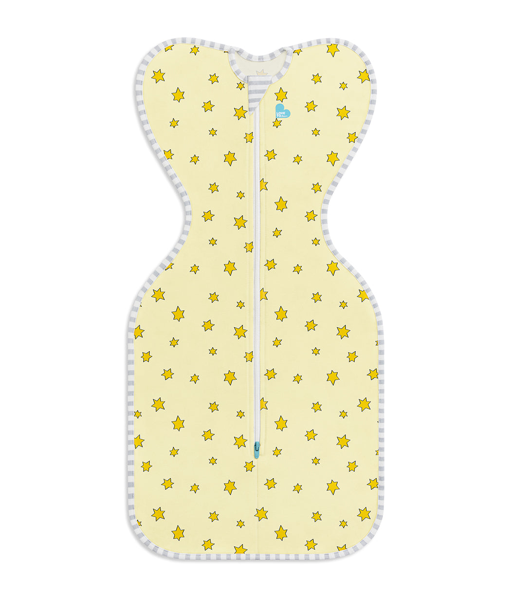 Swaddle Up™ 0.2 TOG (24-27°C) Yellow Superstar Viscose from Bamboo