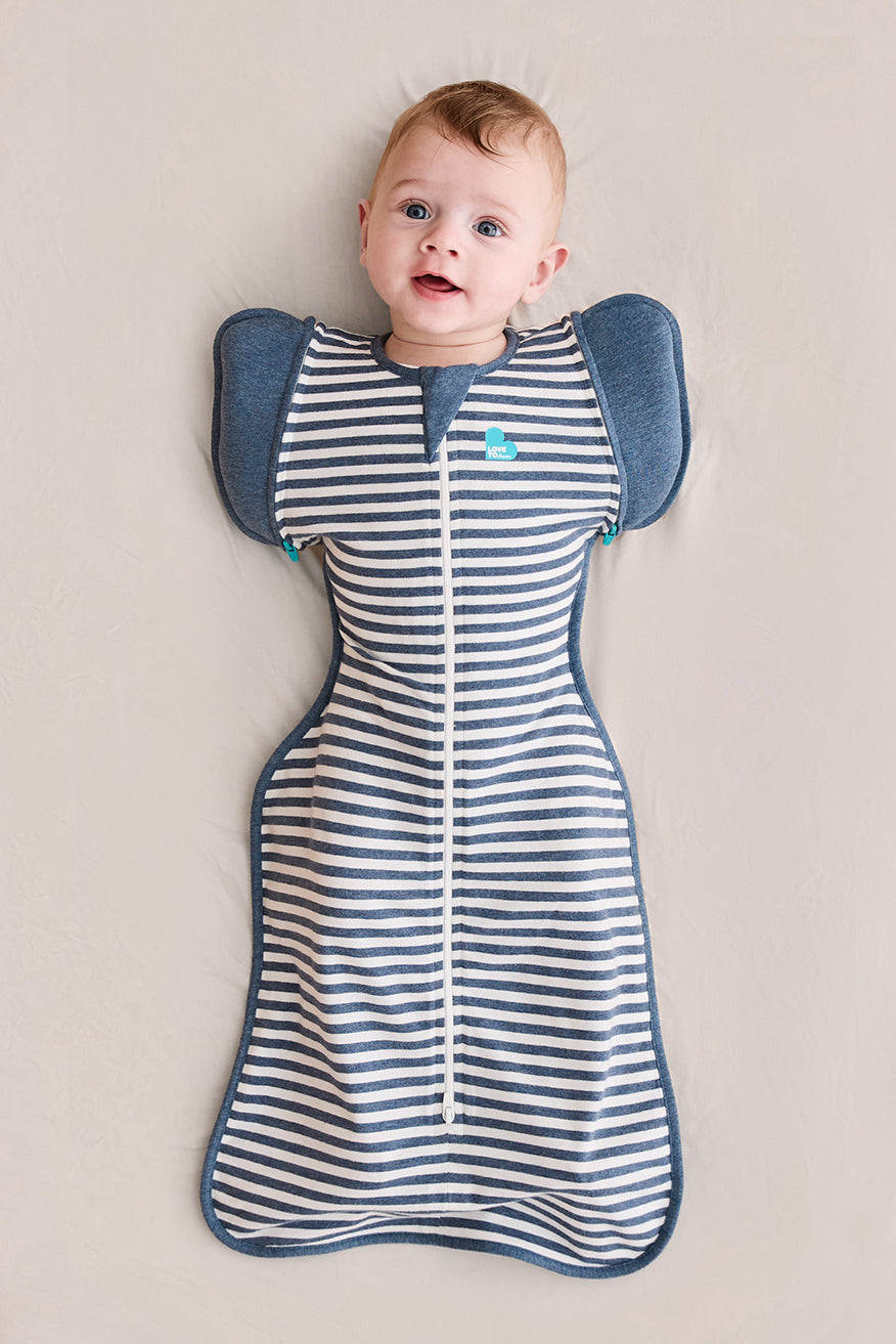 Swaddle Up™ Transition Bag 1.0 TOG (20-24°C) Denim Stripe Original Cotton