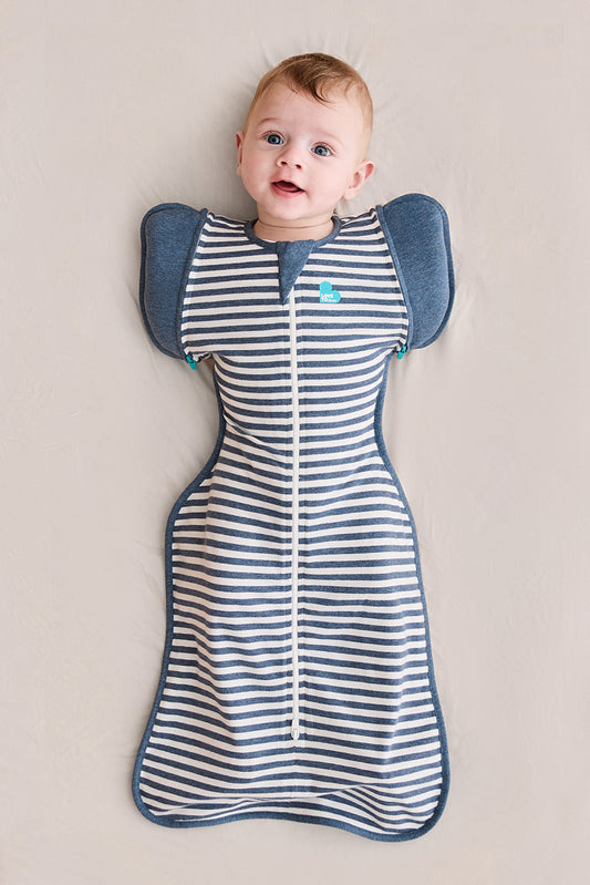 Swaddle Up™ Transition Bag 1.0 TOG Cotton Denim Stripe