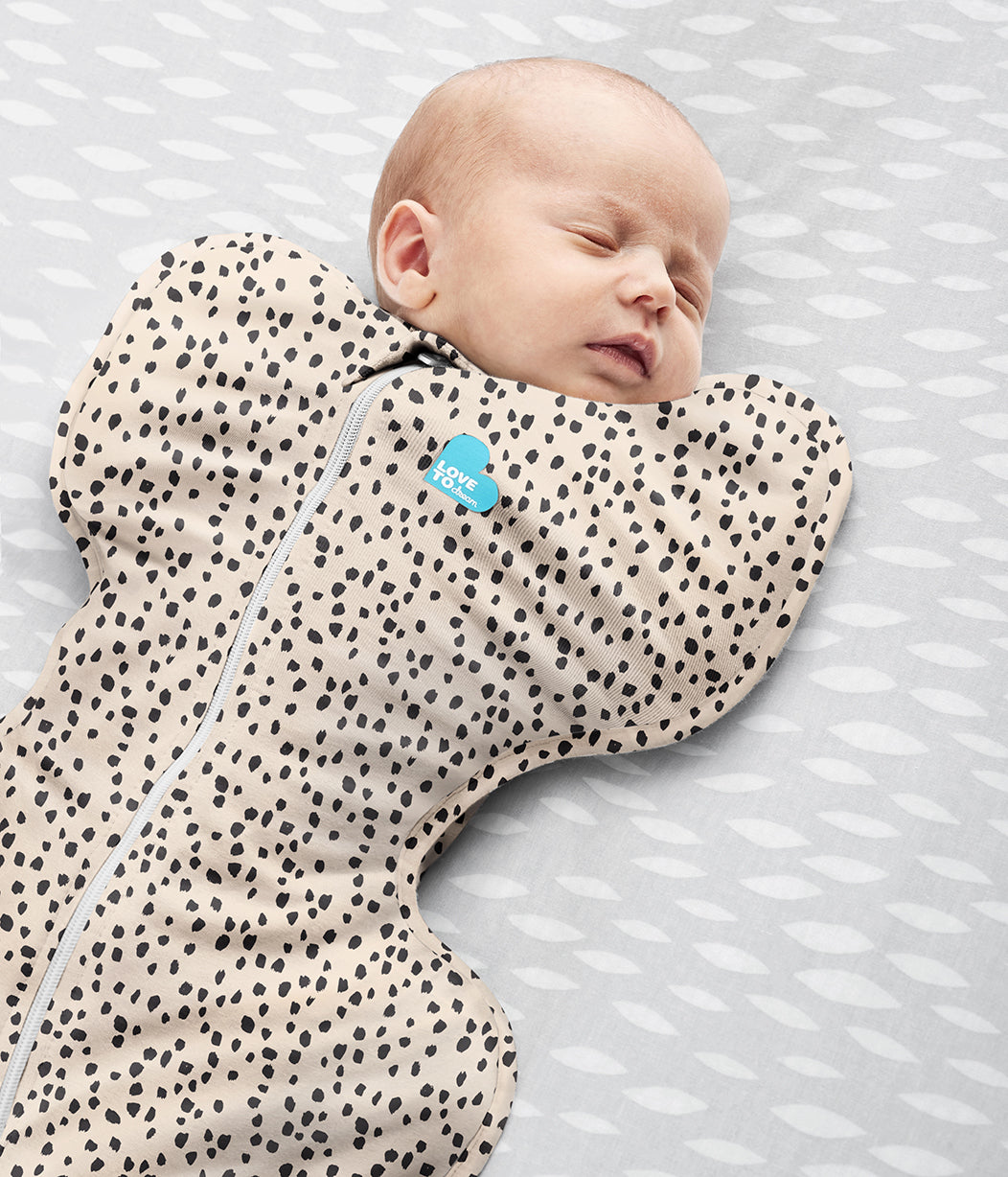 Swaddle Up™ 1.0 TOG (20-24°C) Beige Animal Original Cotton