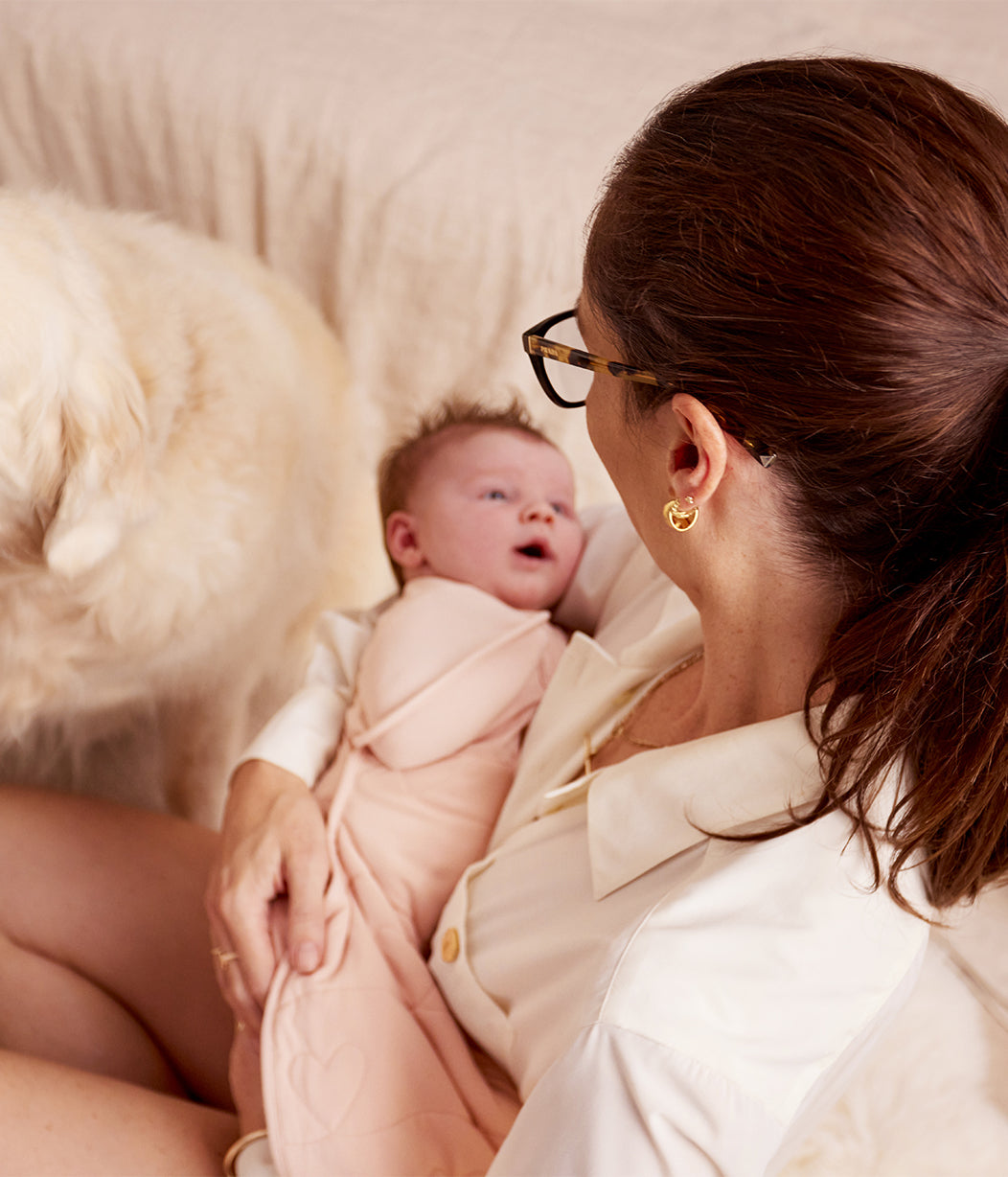 Swaddle Up™ 3.5 TOG Cotton Blush Heart Quilting