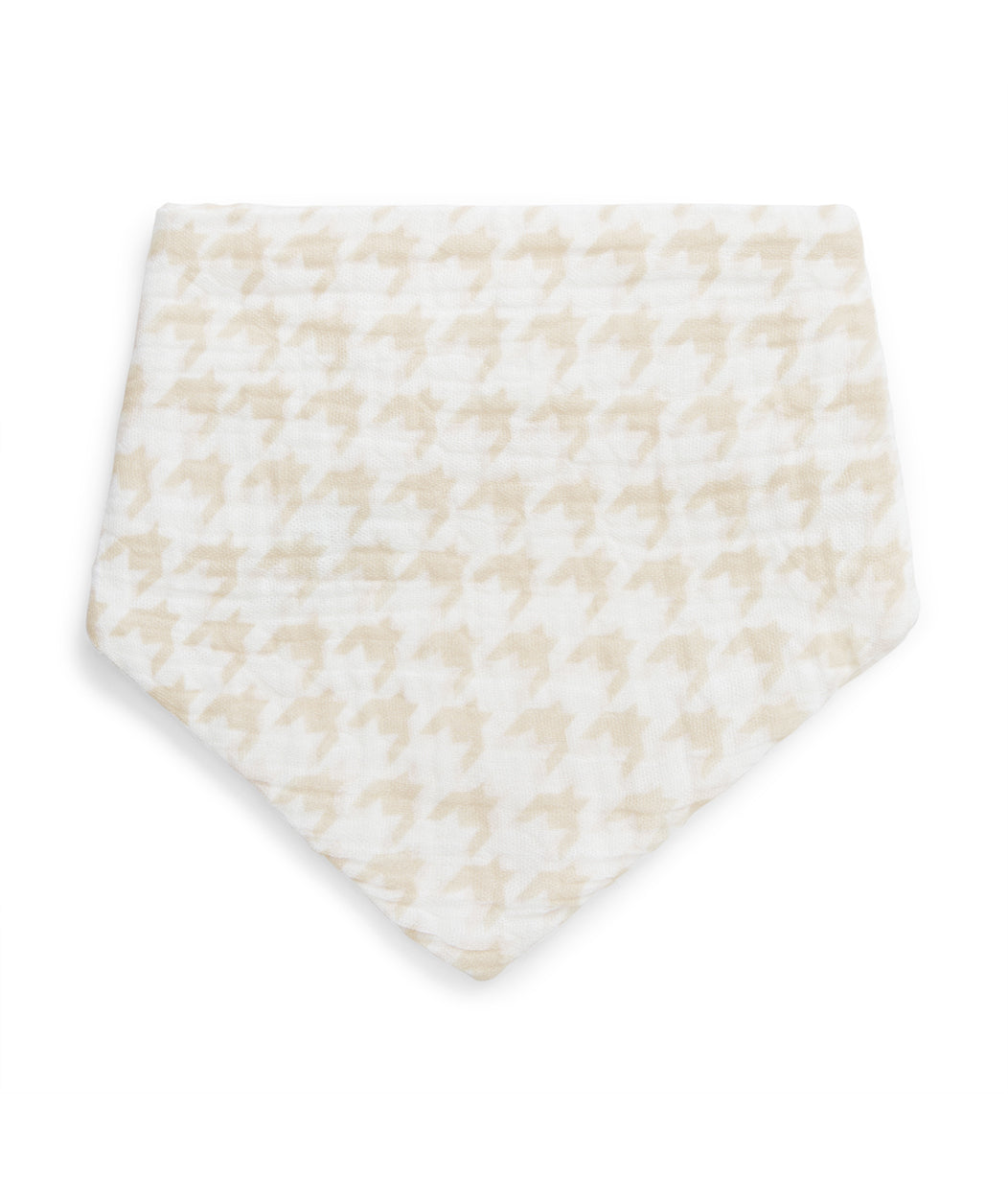 Bib 2 Pack Muslin White Mini Cloud Bunnies