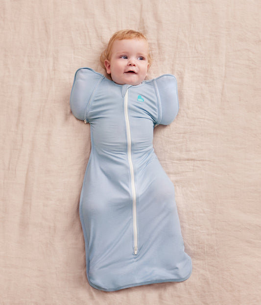 Swaddle Up™ 2-in-1 Transition Bag 0.2 TOG Cotton Soft Blue