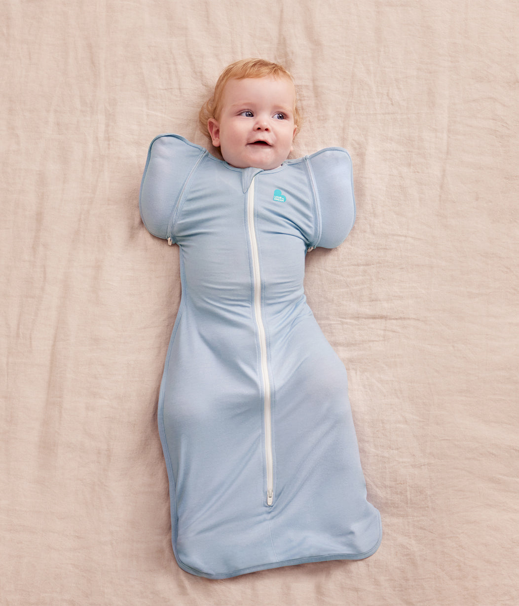 Swaddle Up™ 2-in-1 Transition Bag 0.2 TOG Cotton Soft Blue