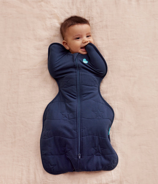 Swaddle Up Starter Bundle | 3.5 TOG | Navy Star | Blush Heart