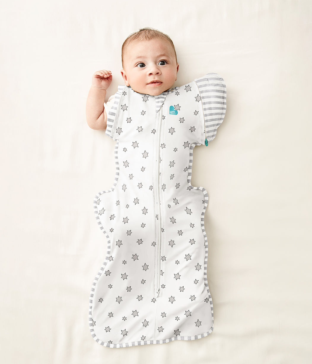 Swaddle Up™ Transition Bag 0.2 TOG (24-27°C) Cream Superstar Viscose from Bamboo