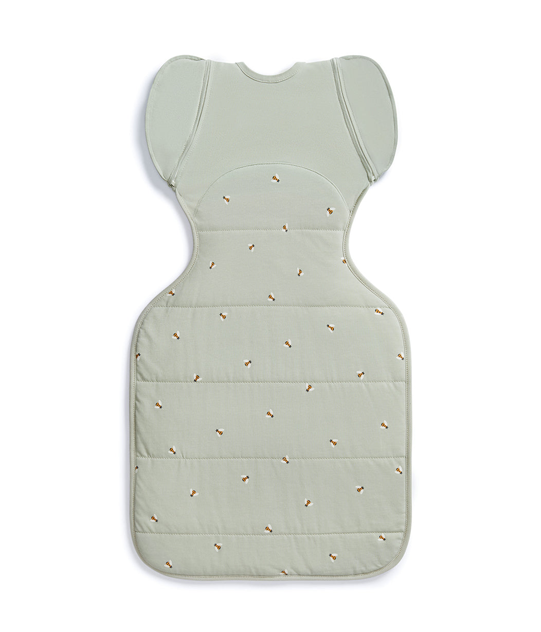 Swaddle Up™ Transition Bag 2.5 TOG Cotton Olive Bees