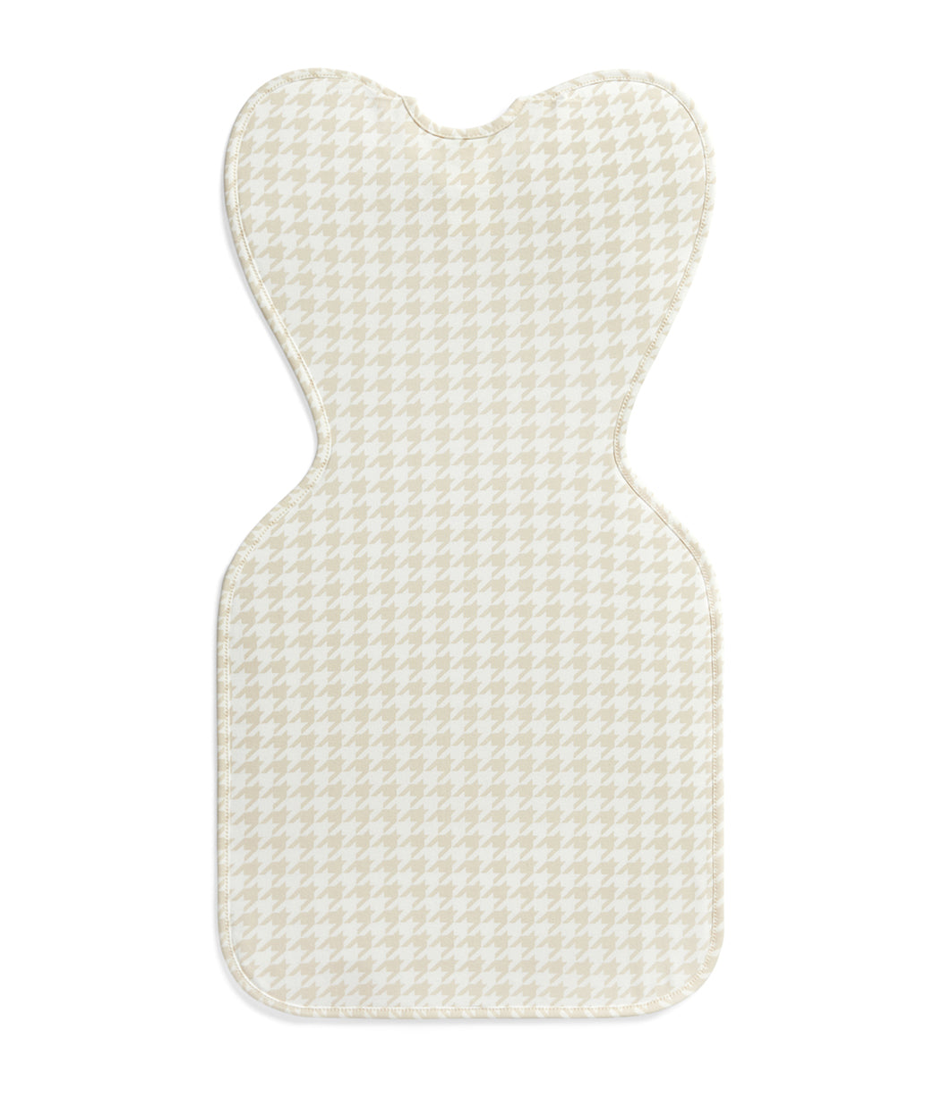 Swaddle Up™ 1.0 TOG Cotton Tan Houndstooth