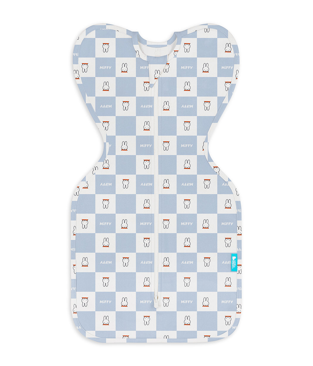 Swaddle Up™ 1.0 TOG Cotton Blue Miffy Checker