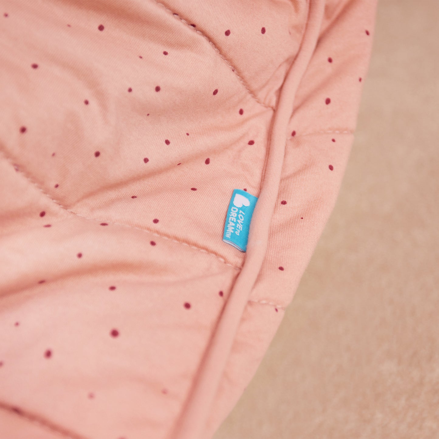 Sleep Bag Long Sleeve 2.5 TOG Cotton Rose Pebbles