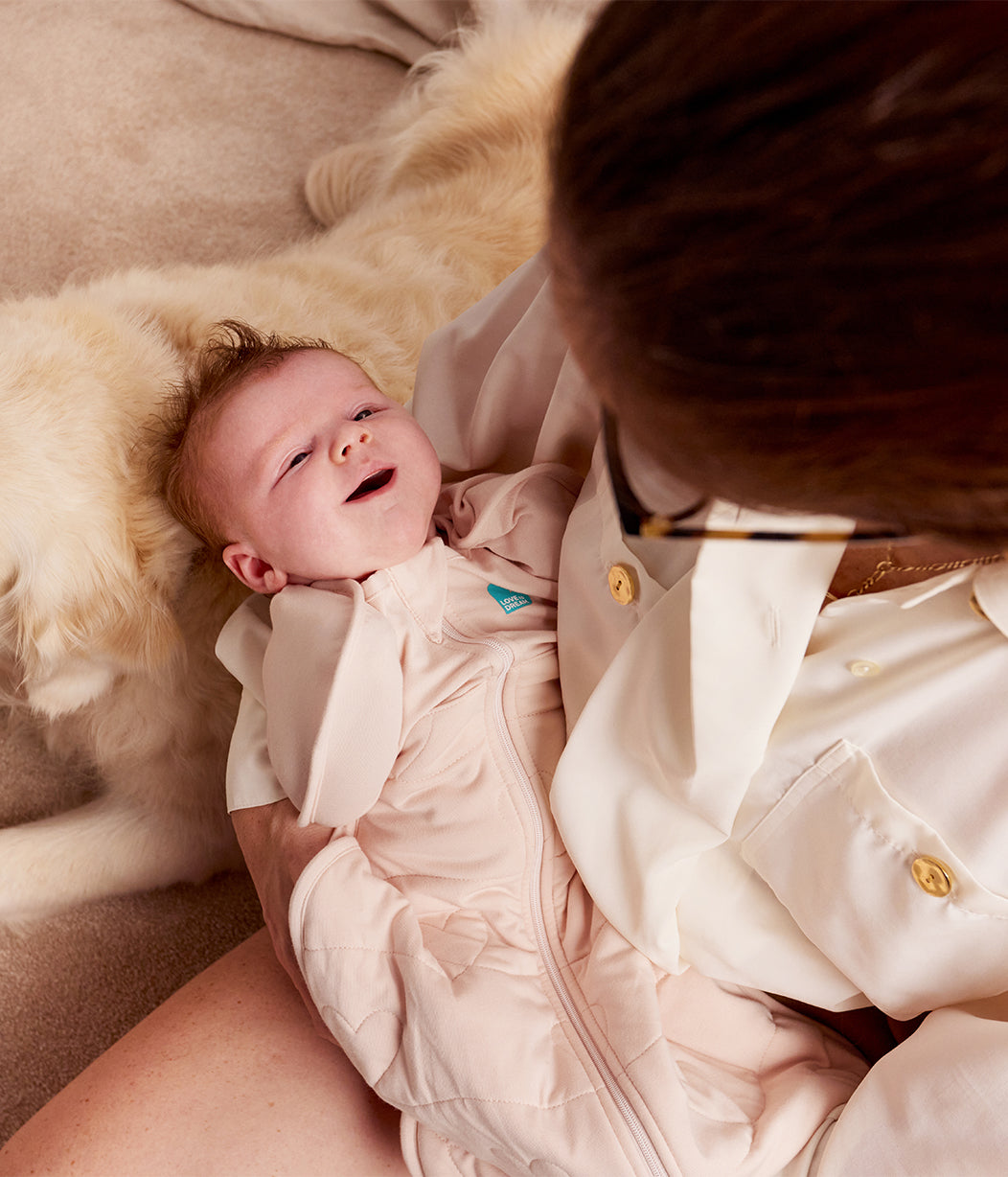 Swaddle Up™ 3.5 TOG Cotton Blush Heart Quilting