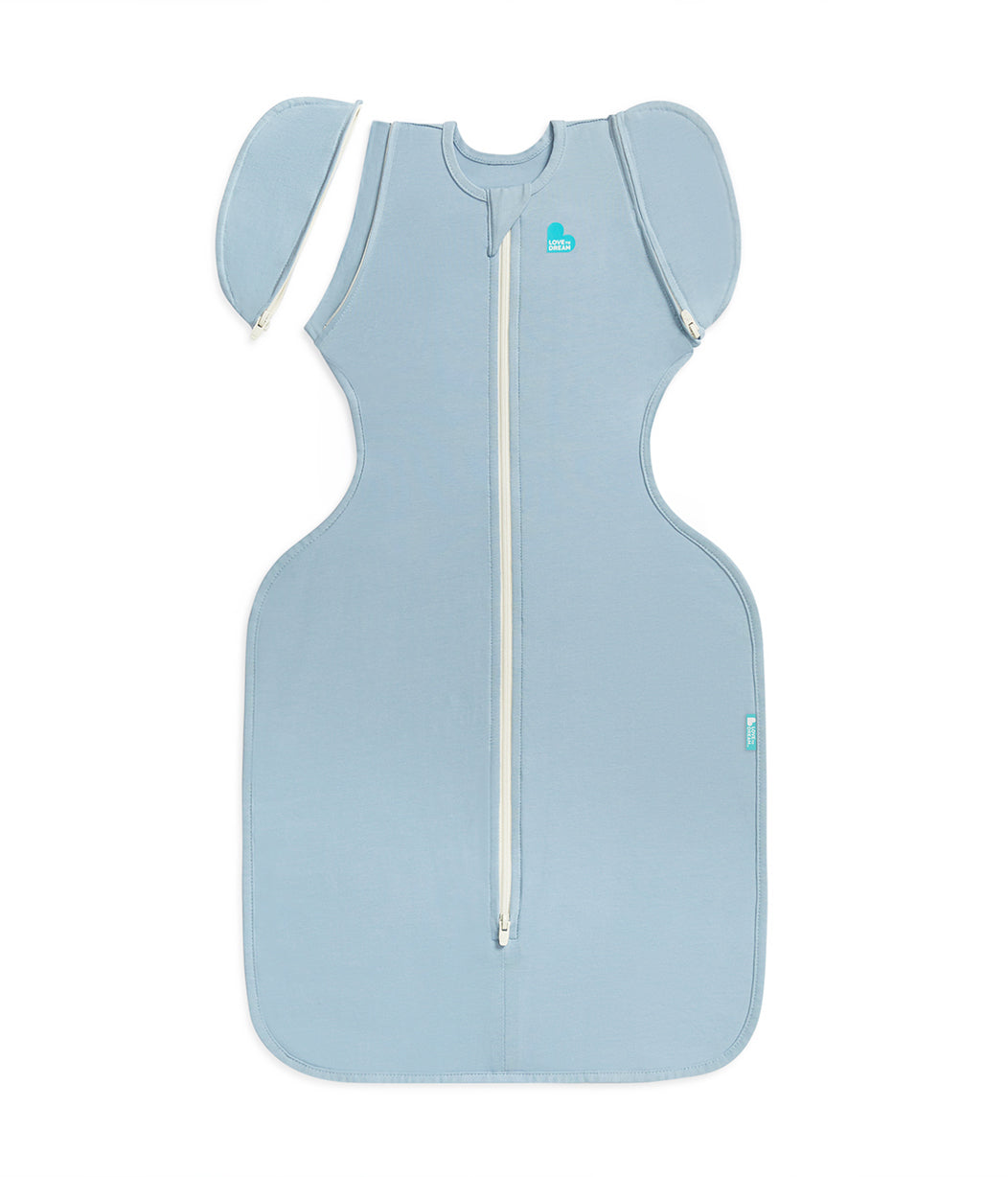 Swaddle Up™ 2-in-1 Transition Bag 0.2 TOG Cotton Soft Blue