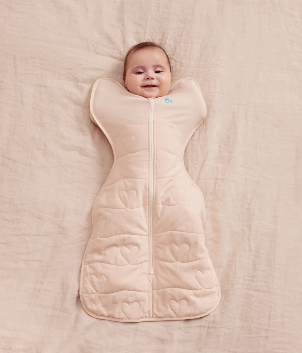 Swaddle Up Starter Bundle 2.5 | 3.5 TOG | White Rainbow Dream | Blush Heart | Navy Star