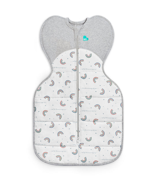Swaddle Up™ 2.5 TOG Cotton White Rainbow Dream