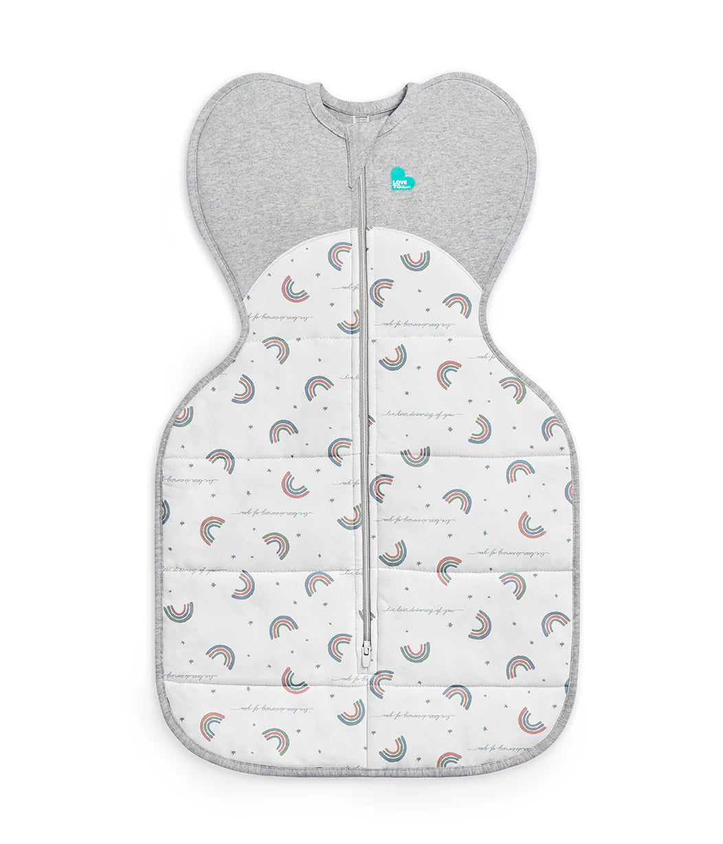 Swaddle Up Starter Bundle 2.5 | 3.5 TOG | White Rainbow Dream | Blush Heart | Navy Star