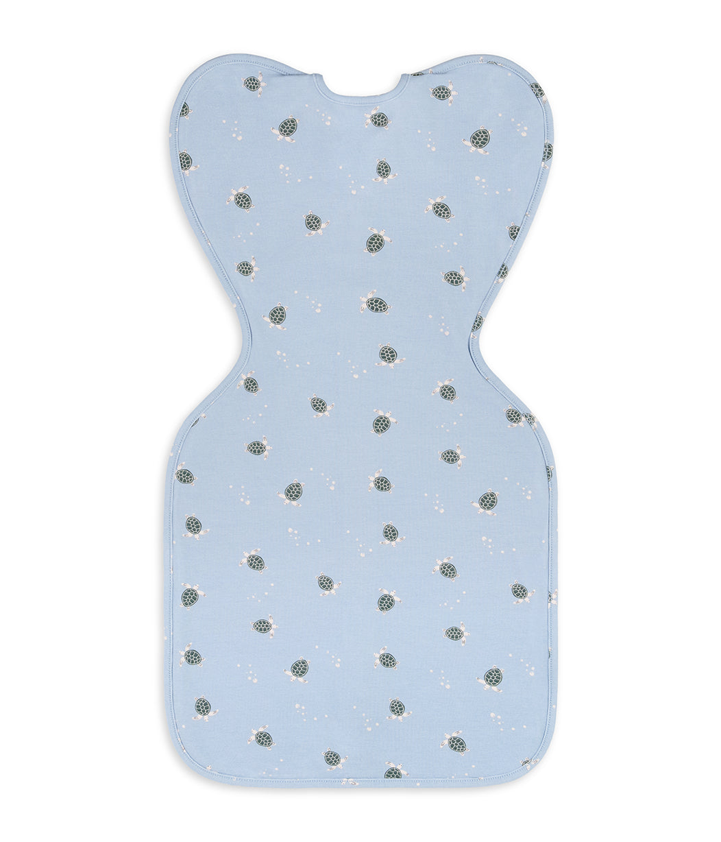 Swaddle Up™ 1.0 TOG Cotton Mist Blue Turtally
