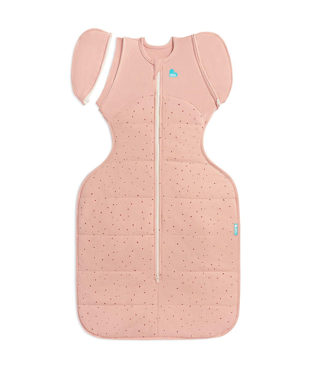 Swaddle Up™ 2-in-1 Transition Bag 2.5 TOG Cotton Rose Pebbles