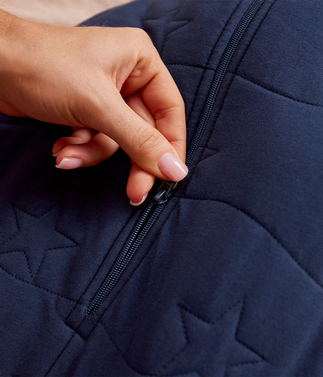Swaddle Up™ 3.5 TOG Cotton Navy Star Quilting