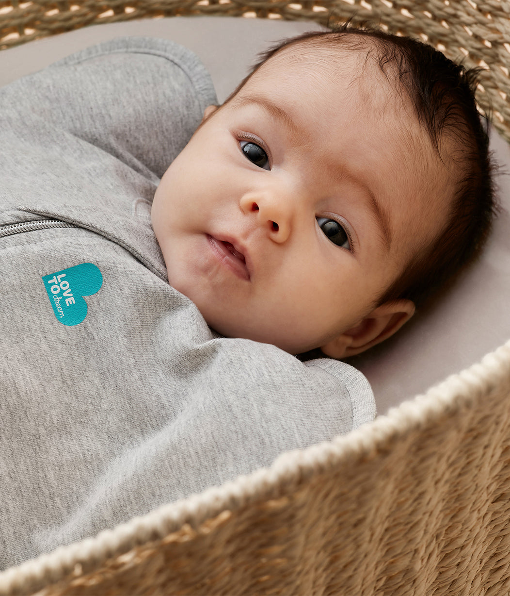 Swaddle Up™ 2.5 TOG Cotton White Rainbow Dream