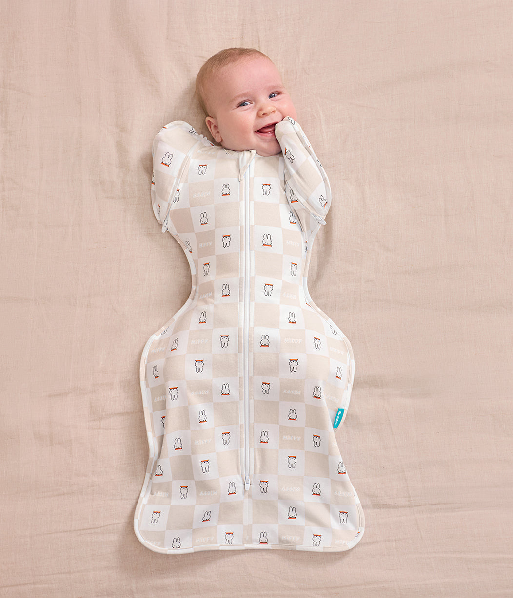Swaddle Up™ 2-in-1 Transition Bag 1.0 TOG Cotton Birch Miffy Checker