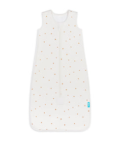 Sleep Bag Sleeveless 1.5 TOG Cotton Buff Twinkle Embroidery