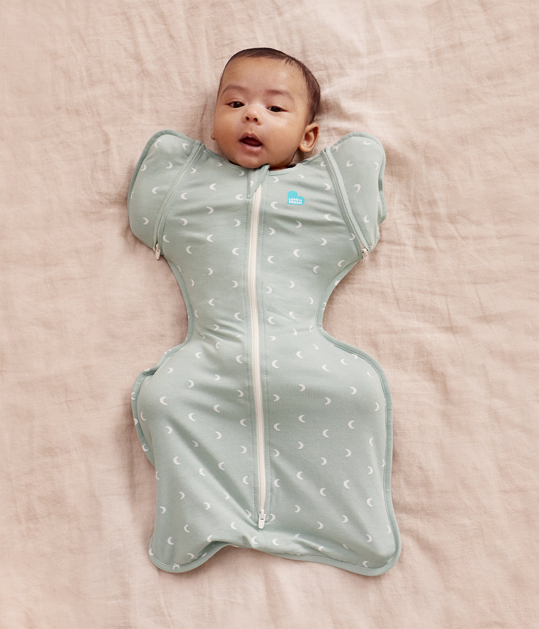 Swaddle Up™ Transition Bag 1.0 TOG Cotton Olive Moon