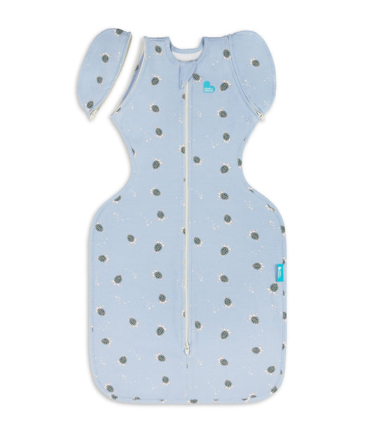 Swaddle Up™ 2-in-1 Transition Bag 1.0 TOG Cotton Mist Blue Turtally