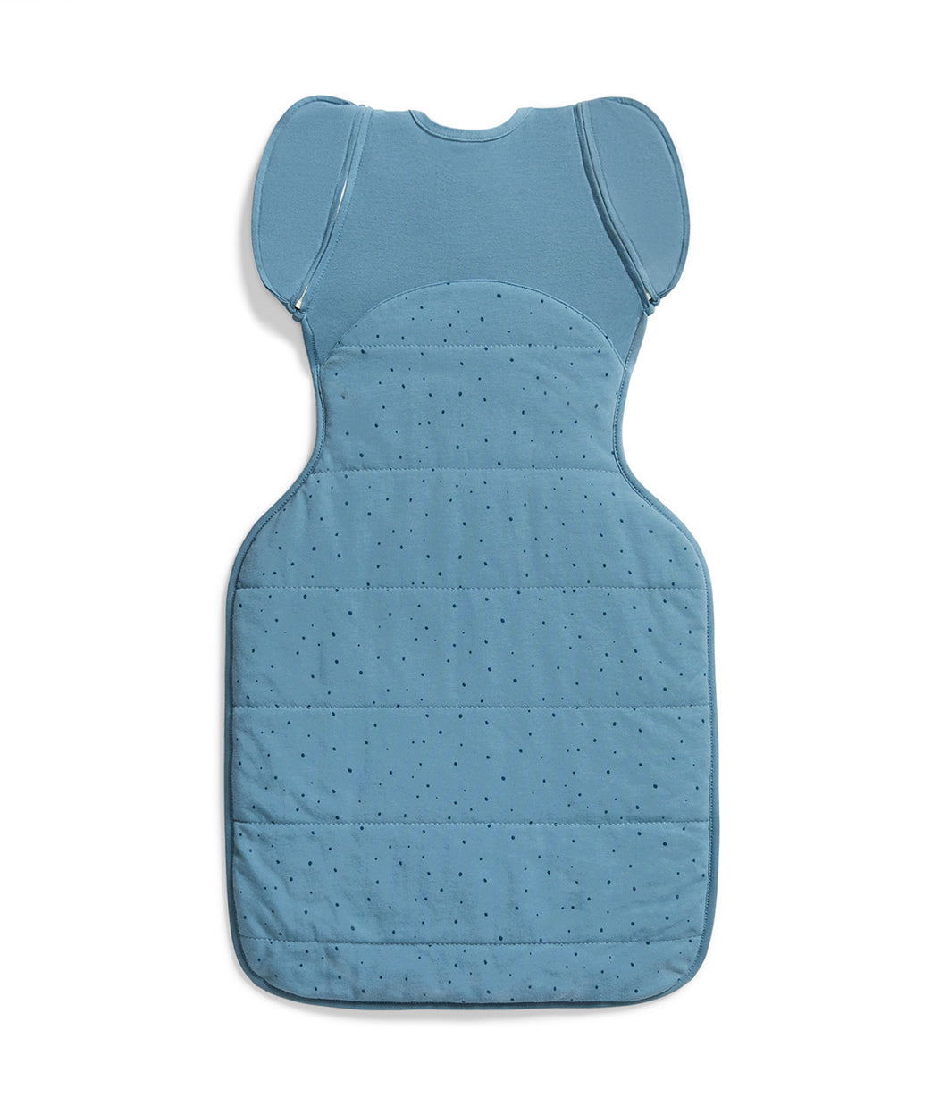 Swaddle Up™ 2-in-1 Transition Bag 2.5 TOG Cotton Storm Blue Pebbles