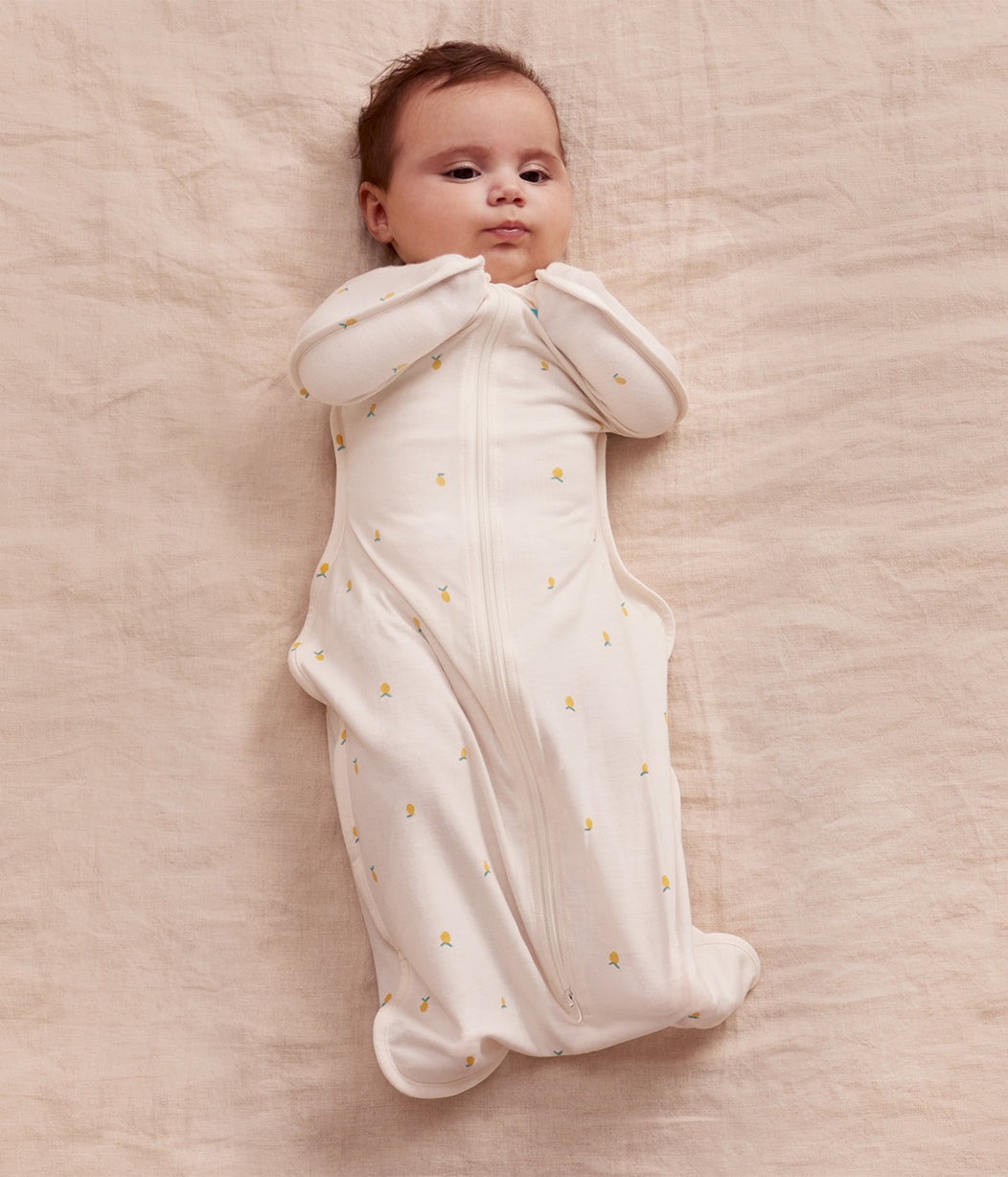 Swaddle Up™ 1.0 TOG Viscose from Bamboo Cream Lemons