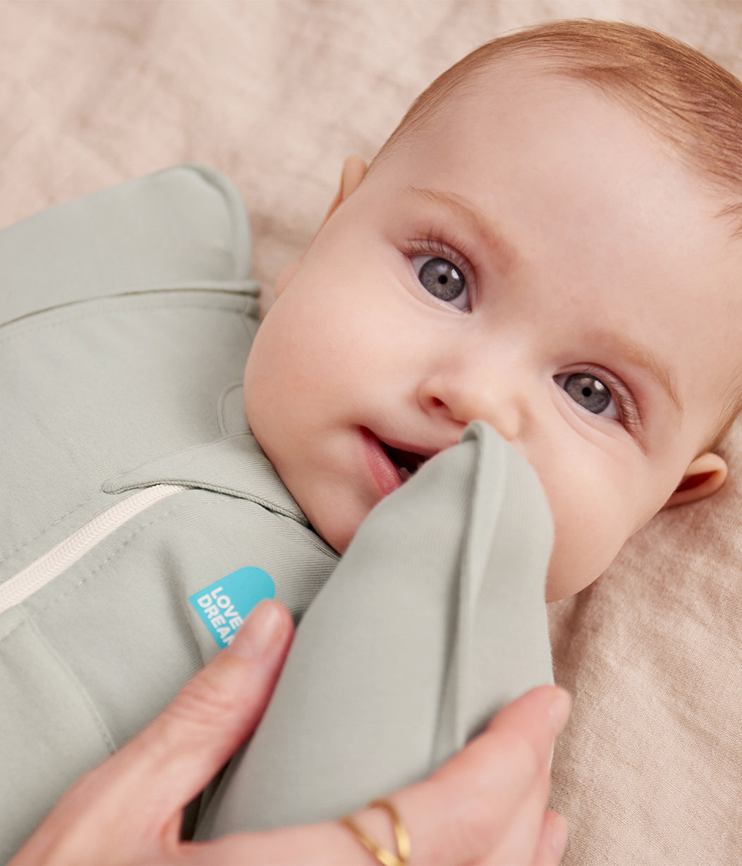 Swaddle Up™ Transition Bag 2.5 TOG Cotton Olive Bees
