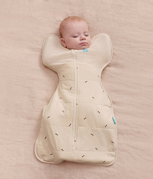 Swaddle Up Starter Bundle | 2.5 TOG | Oatmeal Bees | Olive Bees