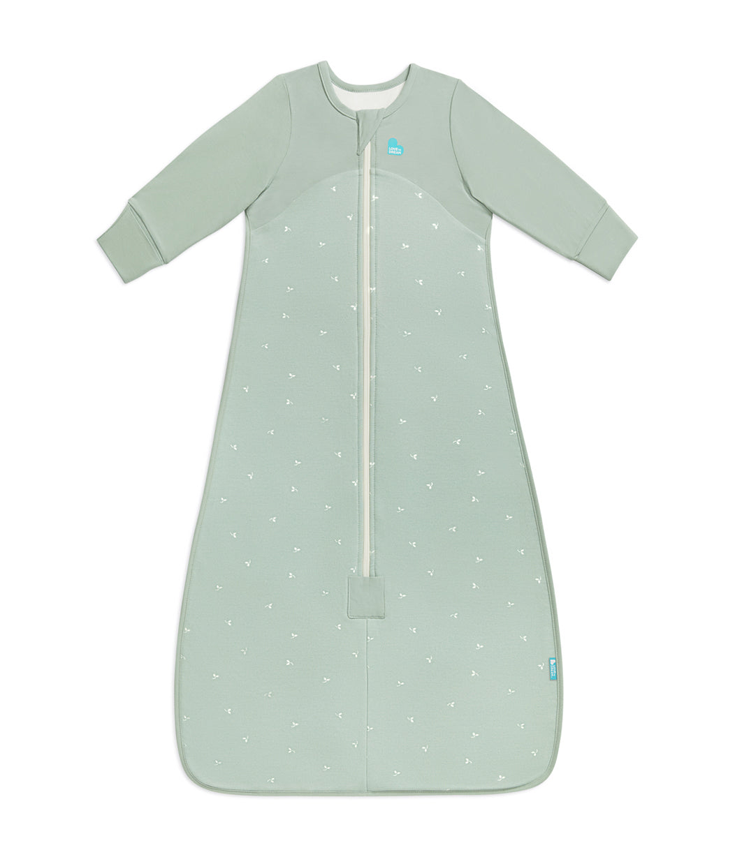 Sleep Bag Long Sleeve 1.5 TOG Cotton Olive Twigs