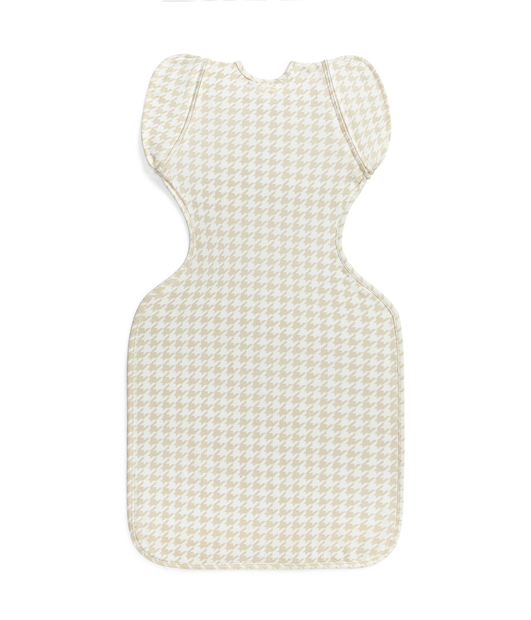 Swaddle Up™ 2-in-1 Transition Bag 1.0 TOG Cotton Tan Houndstooth