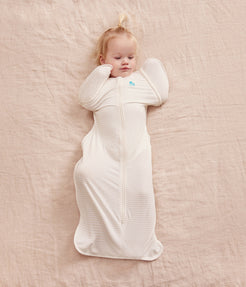 Swaddle Up™ 2-in-1 Transition Bag 0.2 TOG Cotton Tan Breton Stripe