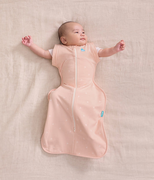 Swaddle Up™ 2-in-1 Transition Bag 1.5 TOG Cotton Fleece Blush Twigs