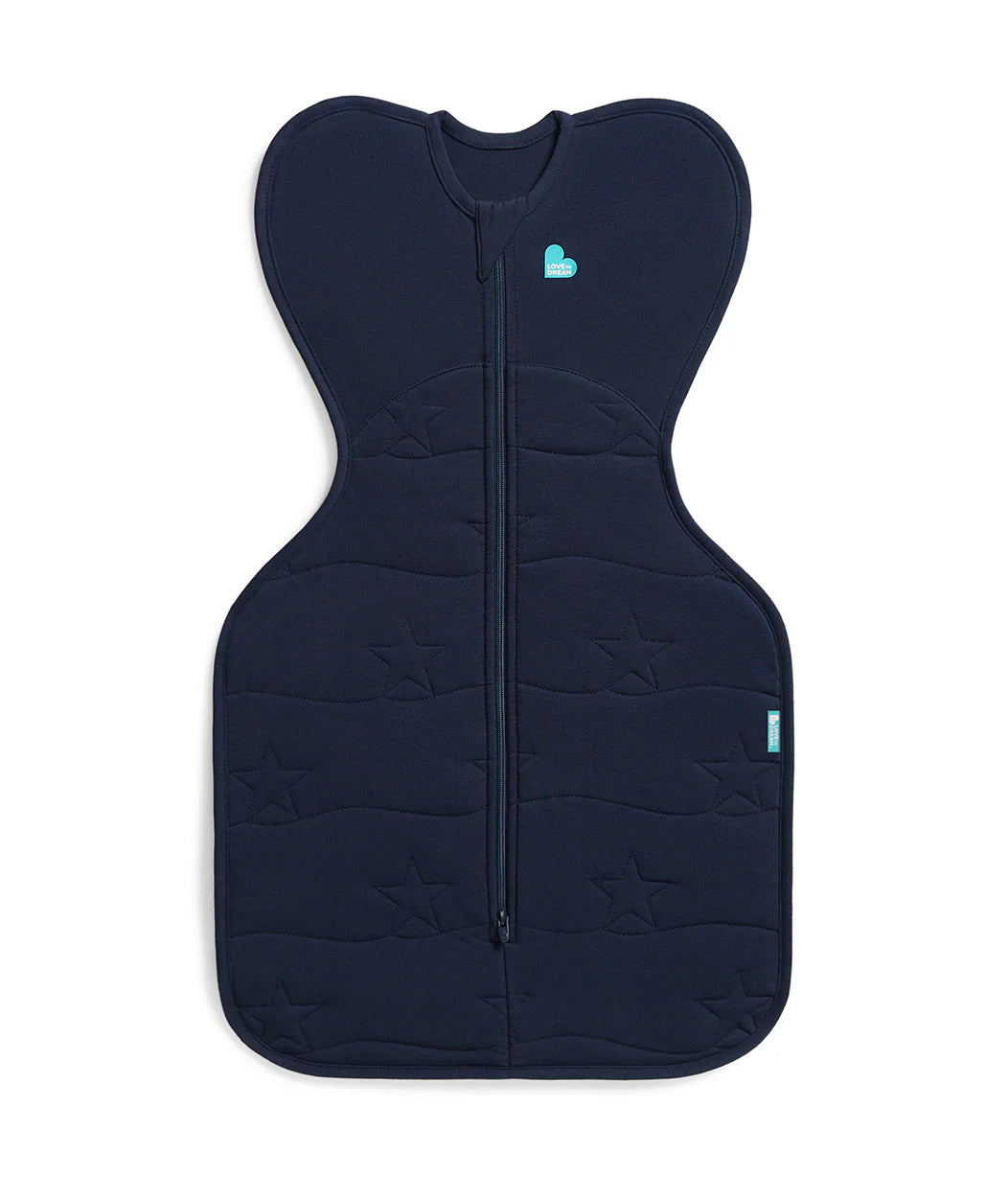 Swaddle Up Starter Bundle 2.5 | 3.5 TOG | White Rainbow Dream | Blush Heart | Navy Star