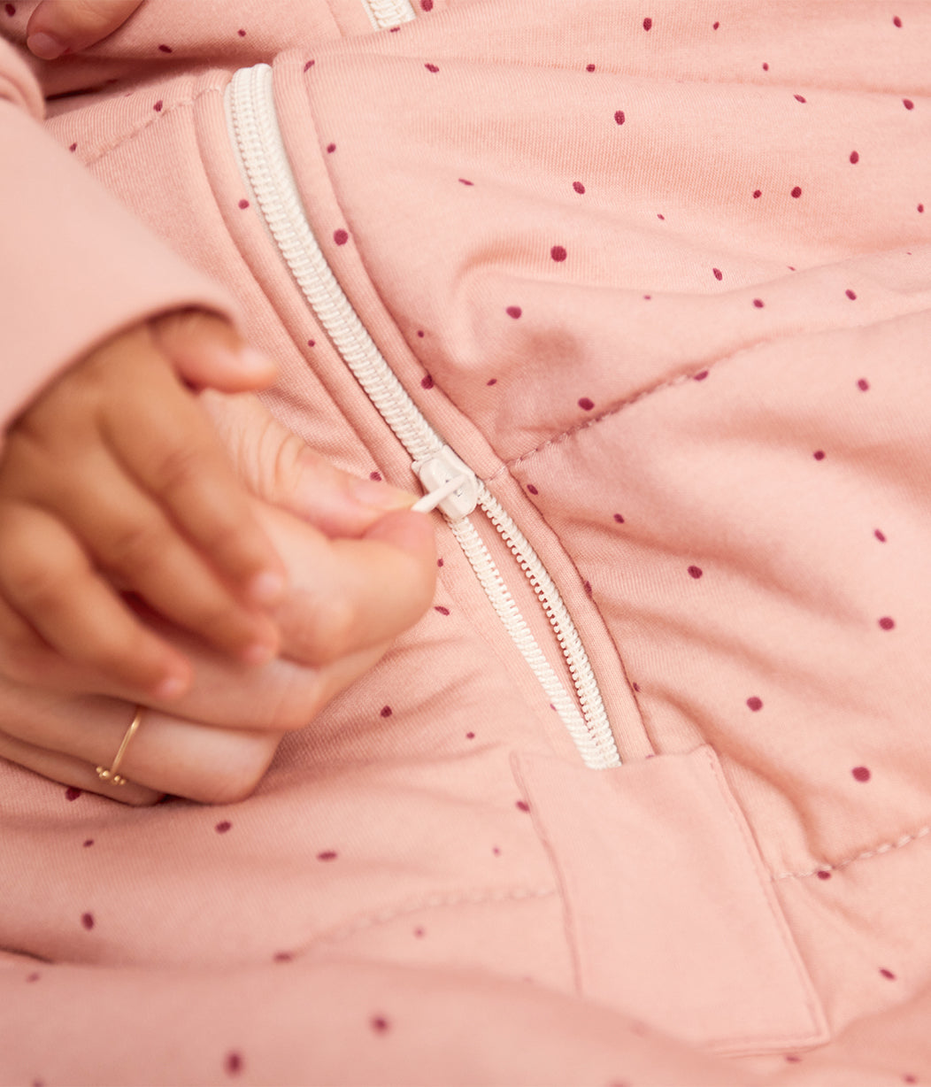 Sleep Bag Long Sleeve 2.5 TOG Cotton Rose Pebbles