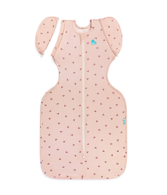 Swaddle Up™ 2-in-1 Transition Bag 1.0 TOG Viscose from Bamboo Blush Cherries