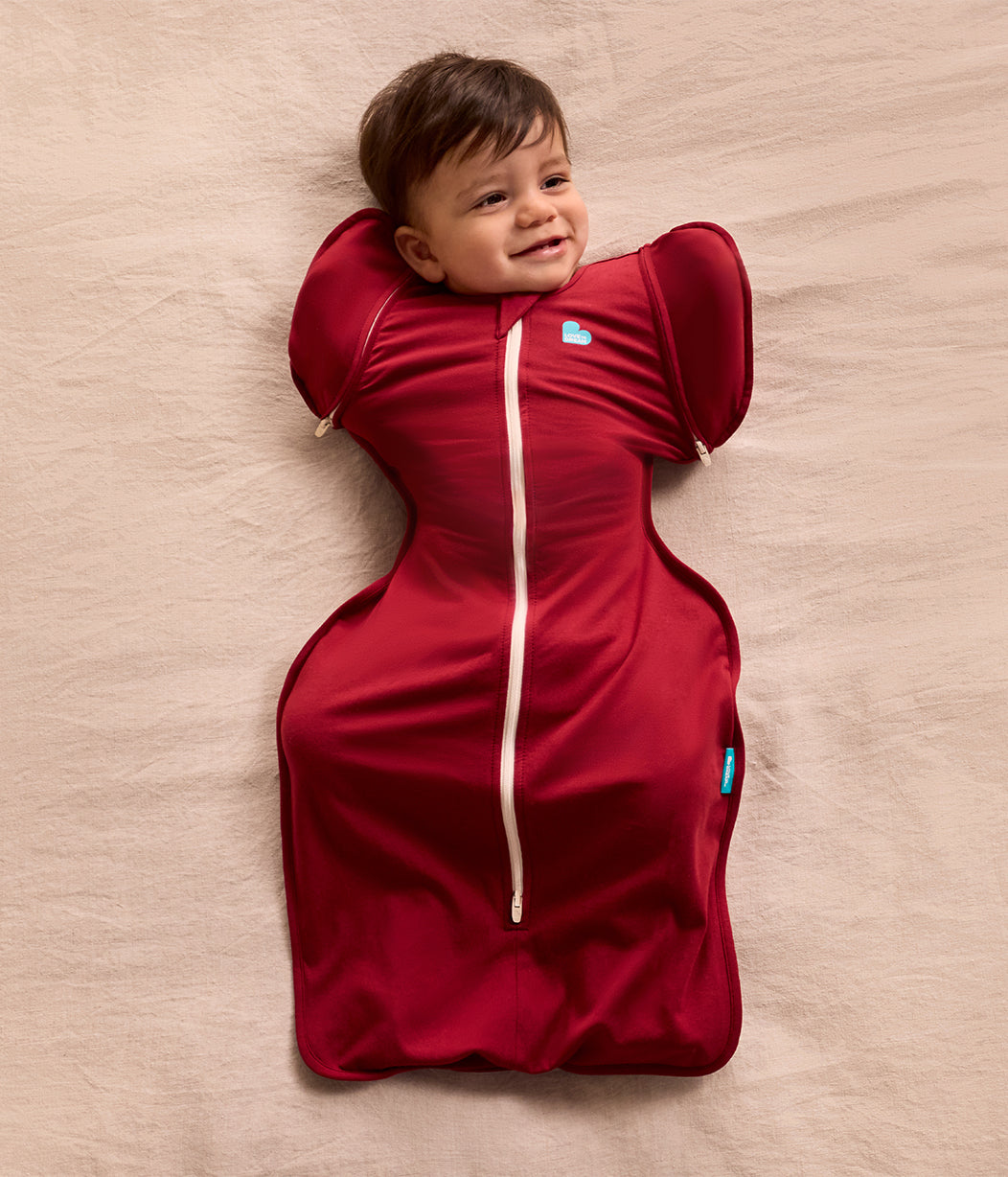 Swaddle Up™ 2-in-1 Transition Bag 1.0 TOG Cotton Maroon