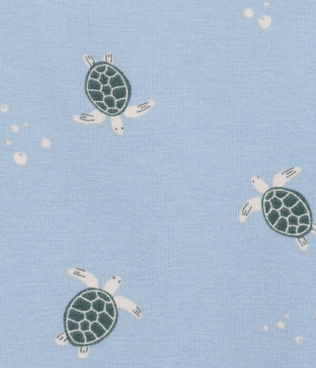 Swaddle Up™ 1.0 TOG Cotton Mist Blue Turtally